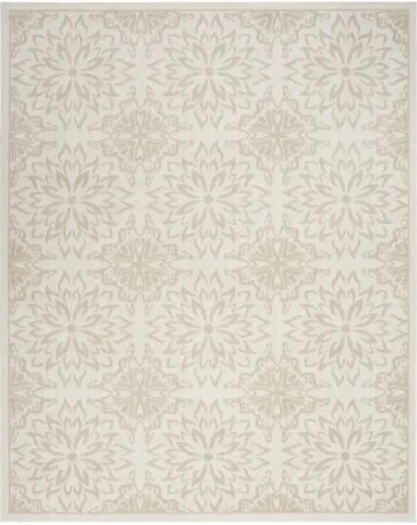 Jubilant JUB06 Ivory/Beige 7' x 10' Rug