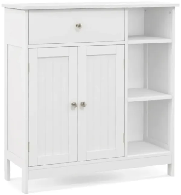 Hivvago Freestanding Kitchen Cupboard Storage Organizer with 1 Large Drawer