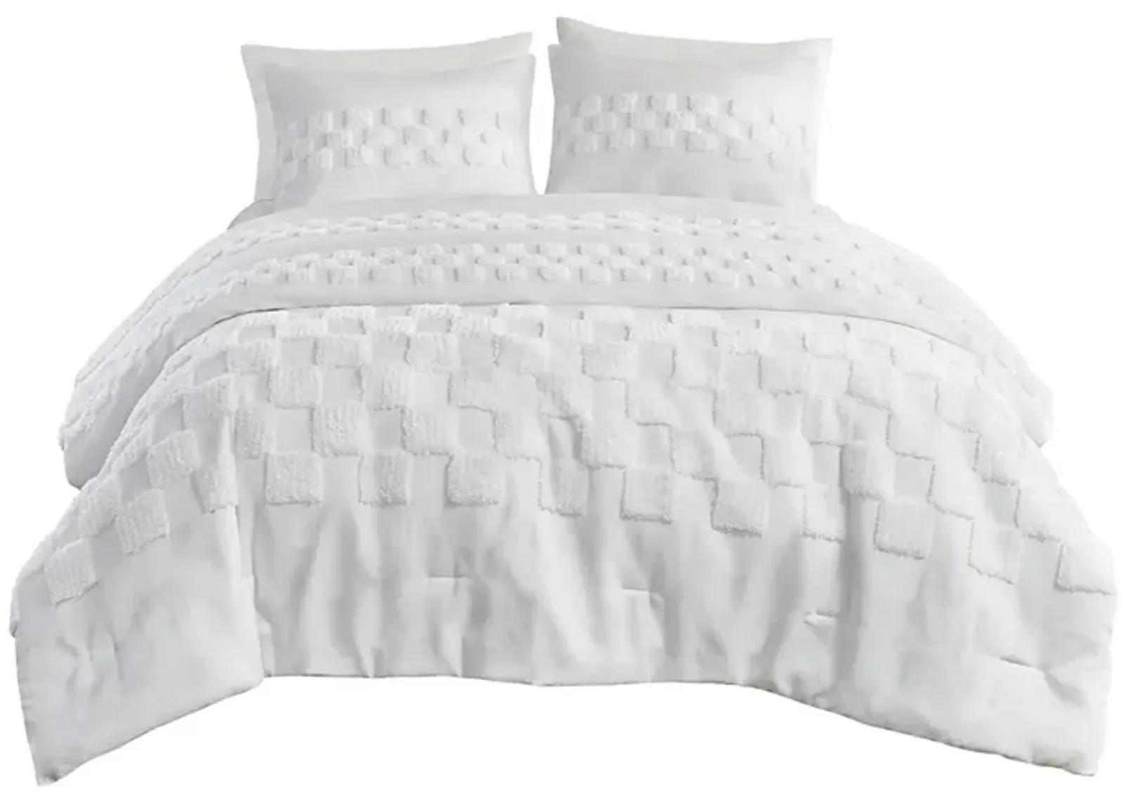 Gracie Mills Theodore Supreme Comfort 3-Piece Chenille Bedding Set