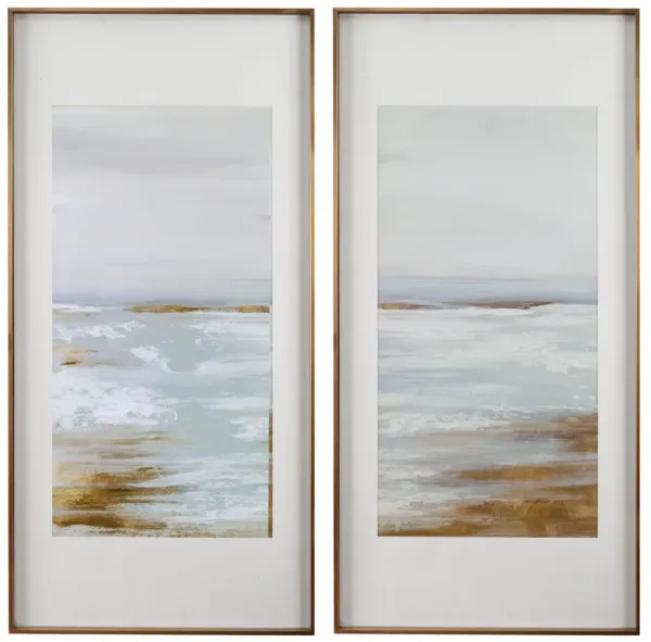Coastline Framed Prints (Set of 2)
