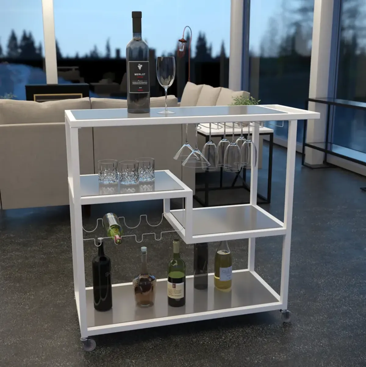 Miller Bar Cart