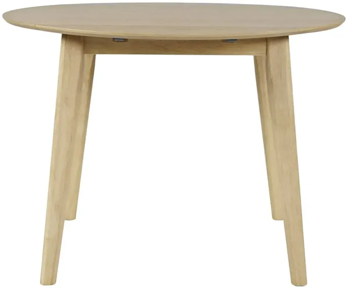 Jofran Percy 42 Contemporary Round Drop-Leaf Dining Table