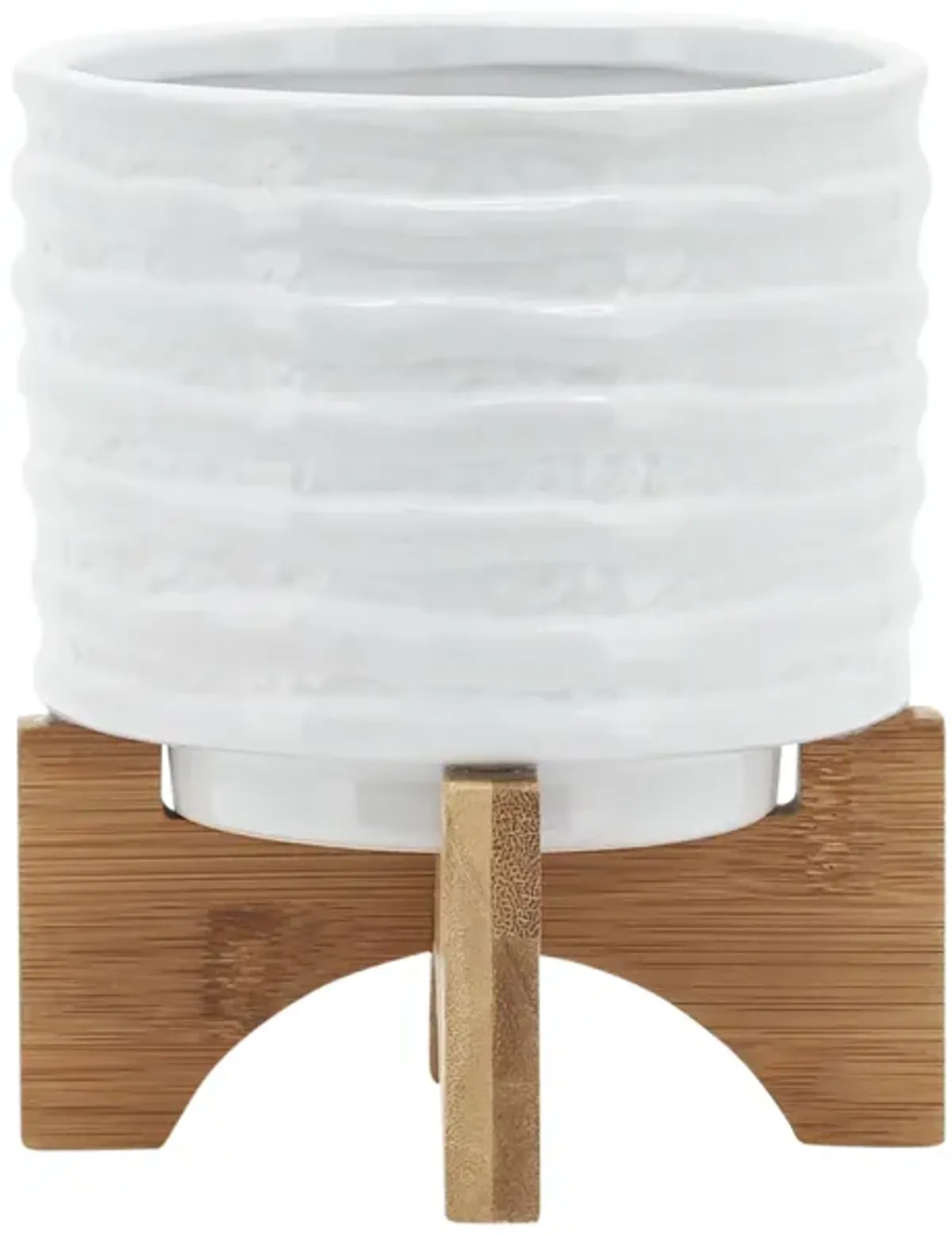 Ceramic 6" Planter on Stand