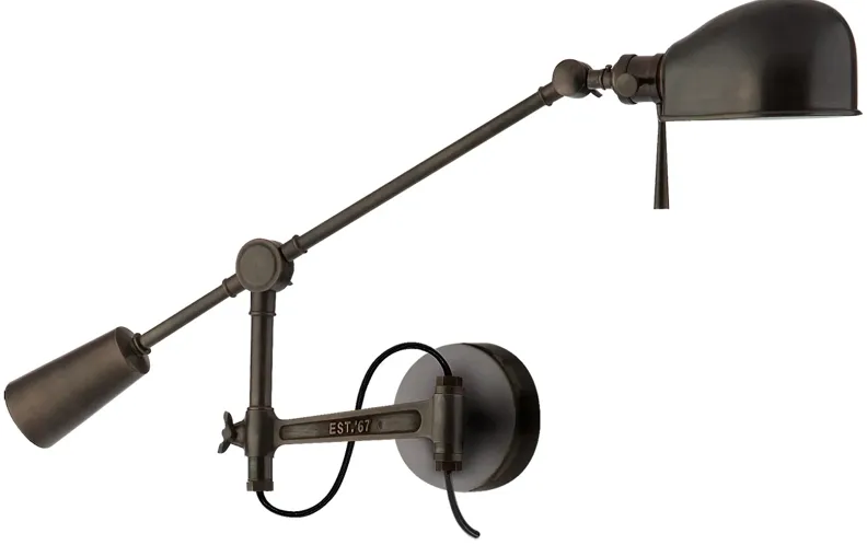 RL '67 Boom Arm Wall Lamp in Bronze