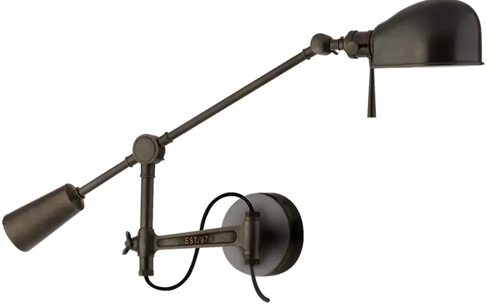 RL '67 Boom Arm Wall Lamp in Bronze