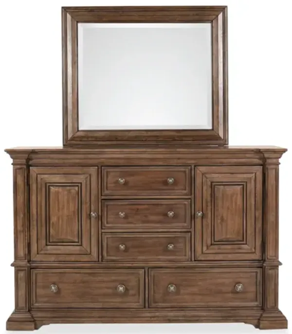 Woodbury Dresser & Mirror
