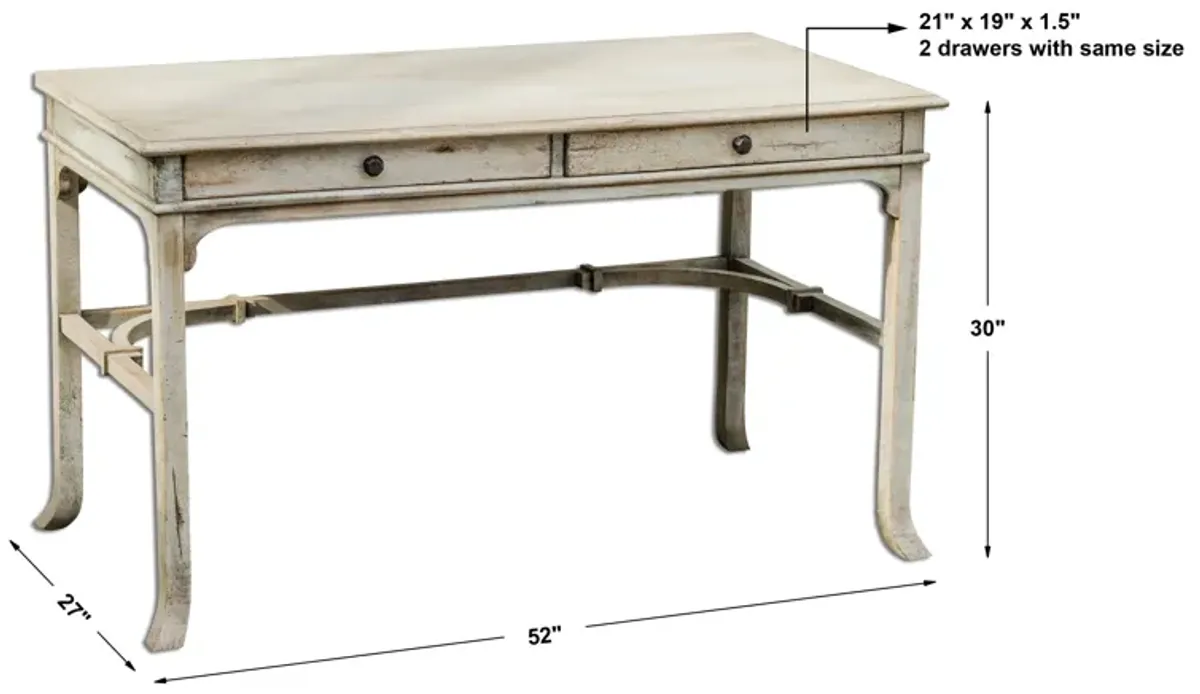 Bridgely Aged Writing Desk