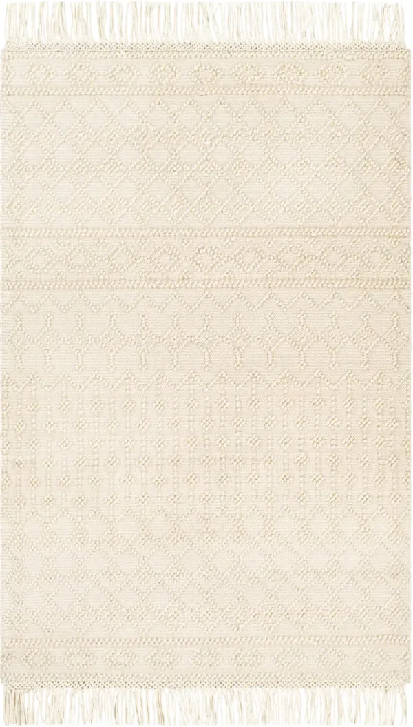Farmhouse Tassels FTS-2305 2'6' x 8' Beige Rug