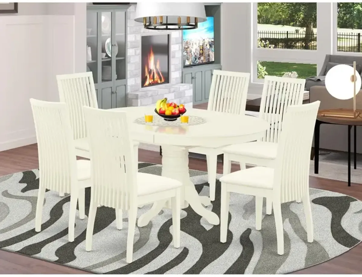 Dining Room Set Linen White