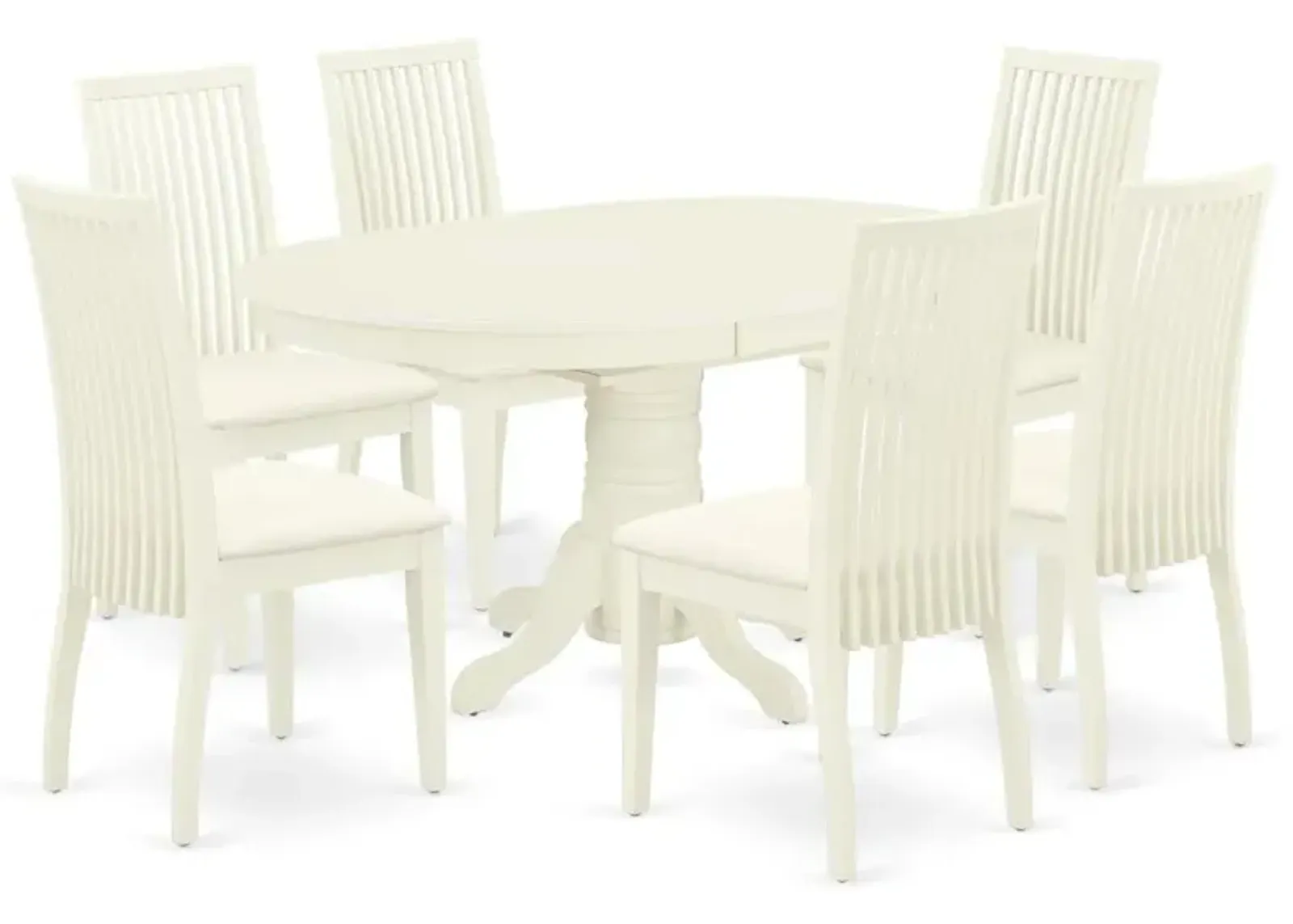 Dining Room Set Linen White