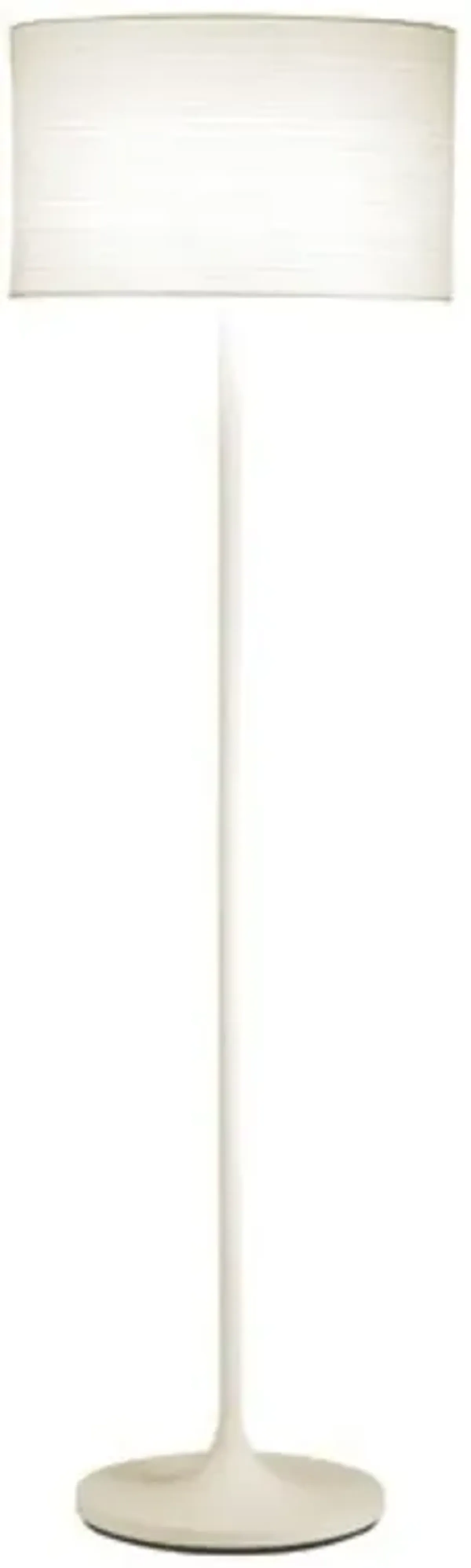 Hivvago Modern Floor Lamp with White Paper Drum Shade