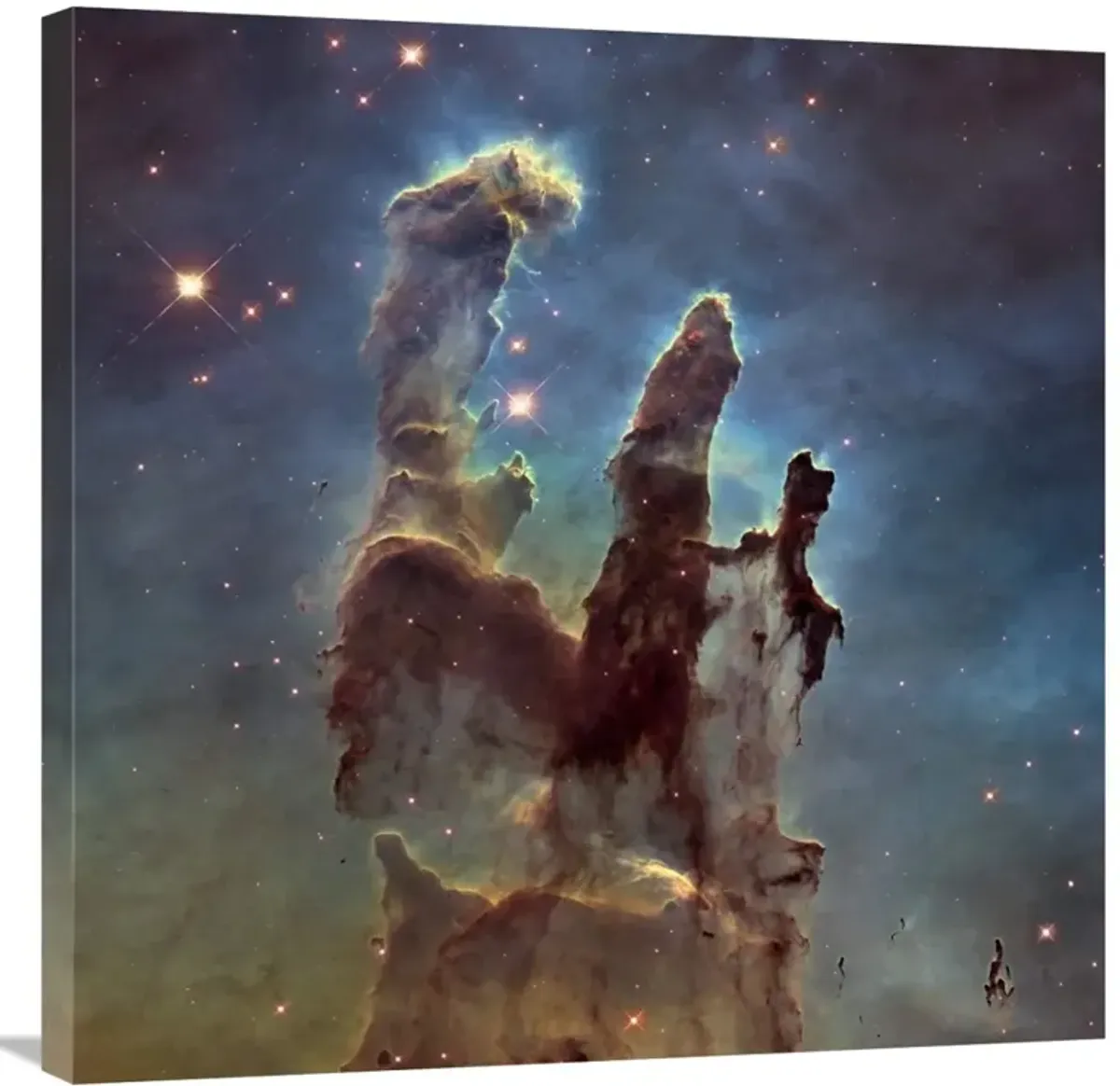 2014 Hubble WFC3/UVIS  High Definition Image of M16 - Pillars of Creation-Canvas Art-30x30