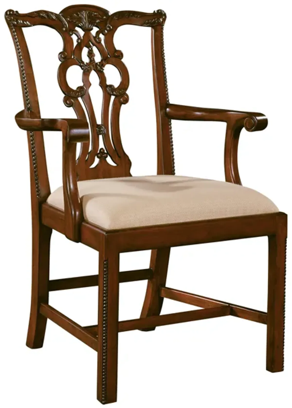 Massachusetts Aged Regency Arm Chair