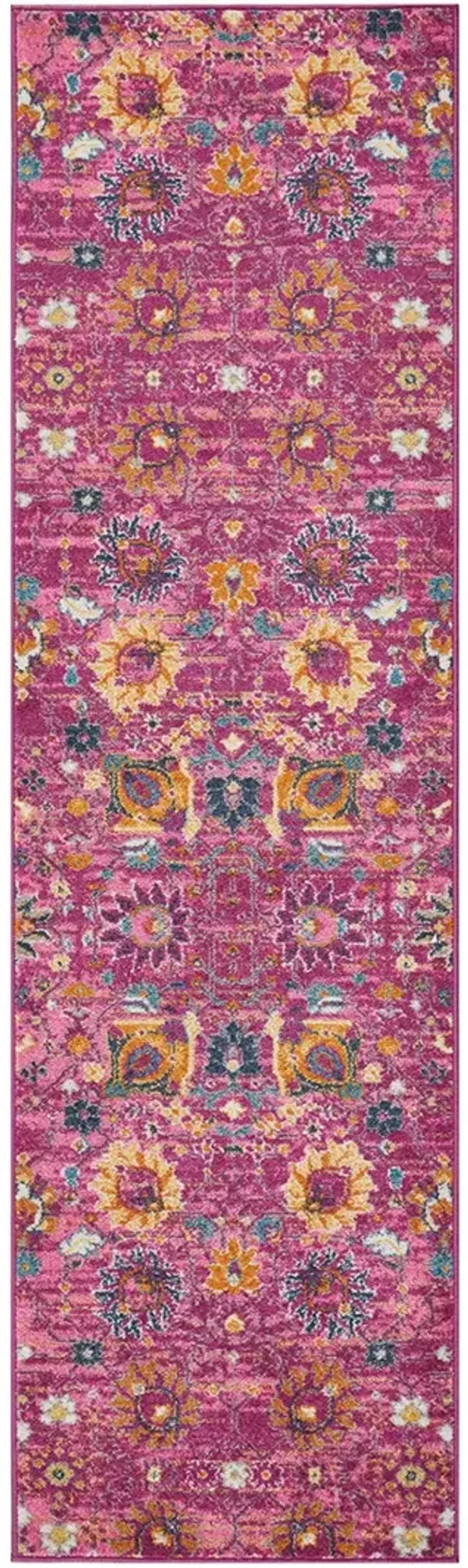 Passion PSN01 Fuchsia 2'2" x 7'6" Rug
