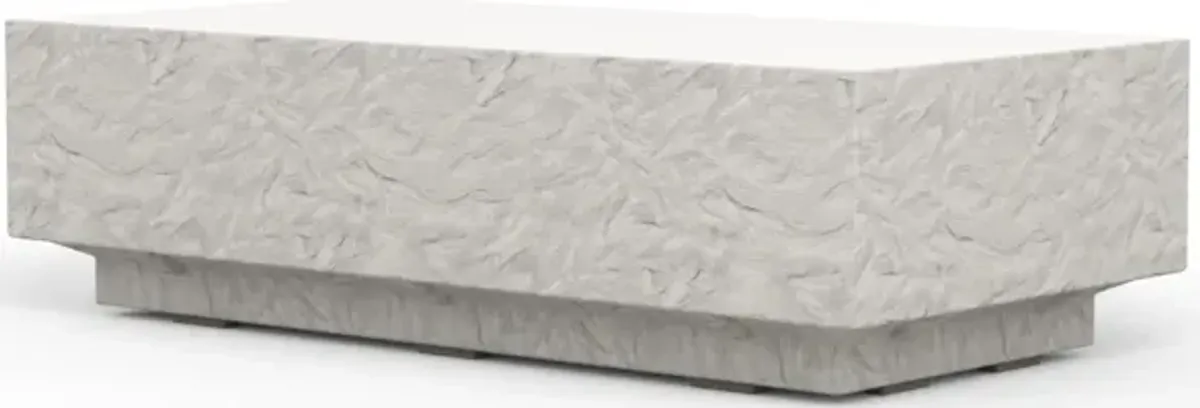 Antique Stone Reactangle Coffee Table