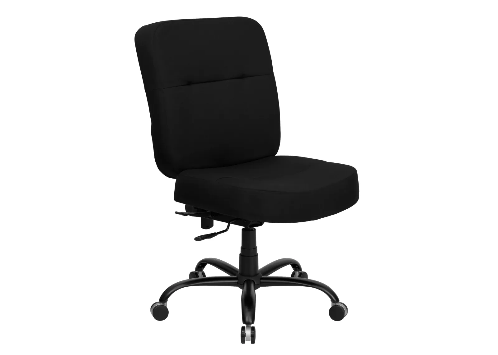 HERCULES Series Big & Tall 400 lb. Rated Black Fabric Executive Swivel Ergonomic Office Chair with Rectangular Back