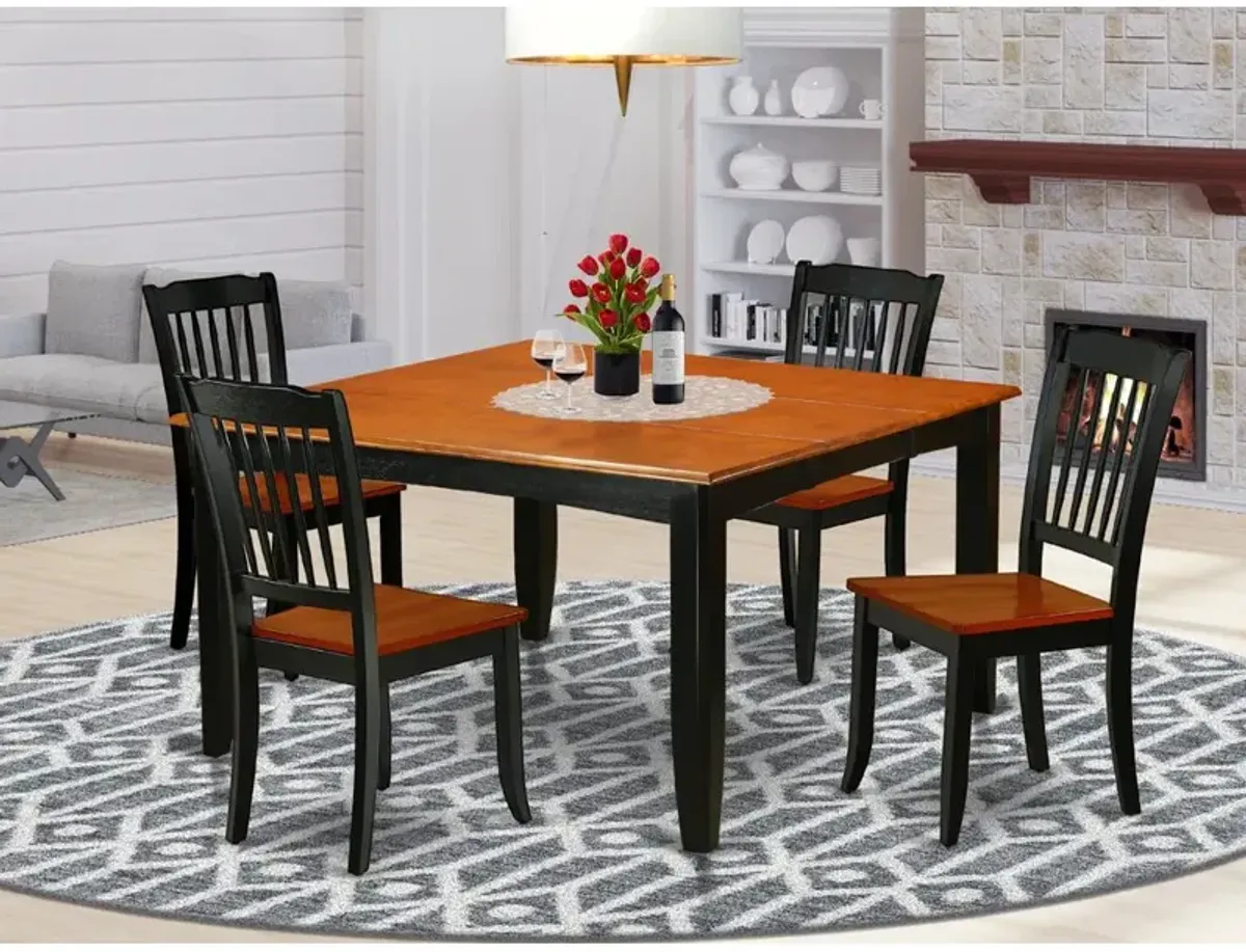 Dining Room Set Black & Cherry