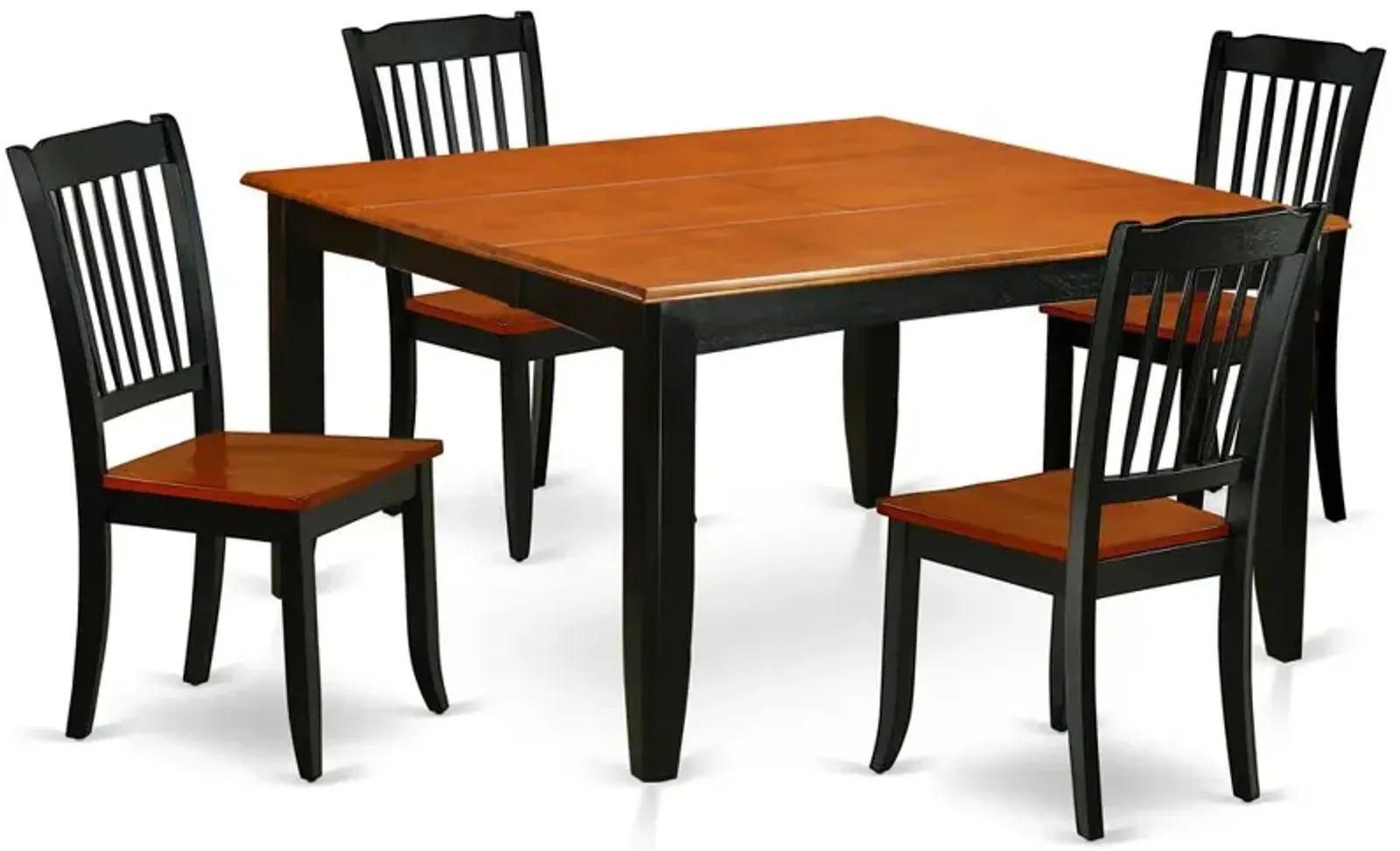 Dining Room Set Black & Cherry