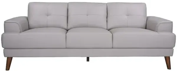 Porter Designs Anzio Top Quality Leather Sofa, Cream