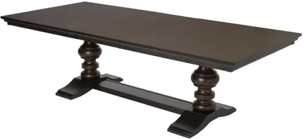 Best Quality Furniture 80-100 Extension Dining Table w/Center 20-Inch Leaf, Cappuccino Color