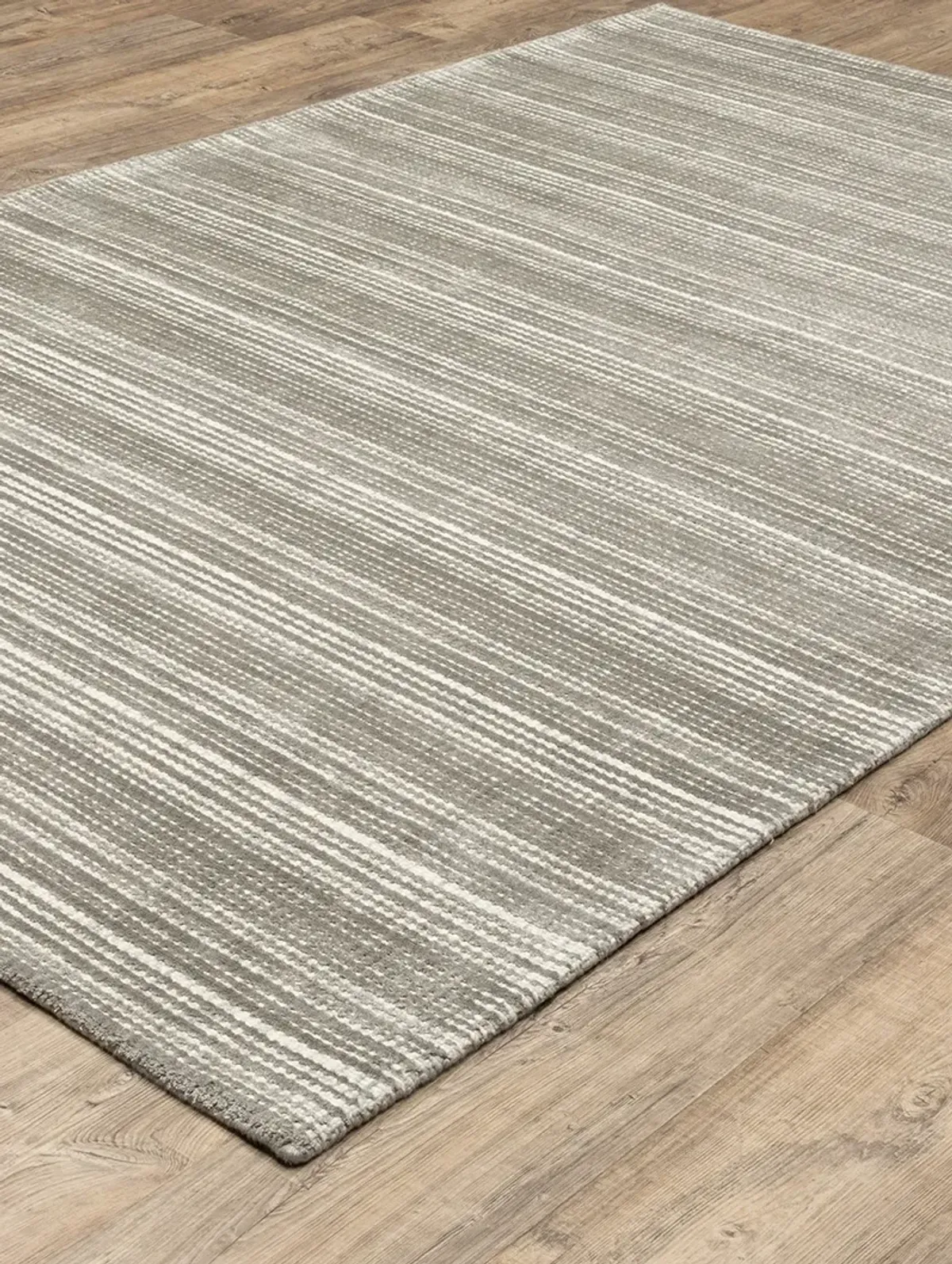 Circa 2'6" x 8' Grey Rug