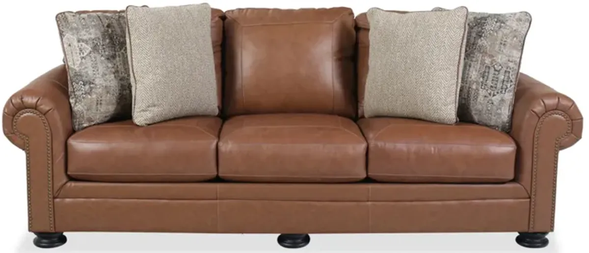 Carianna Queen Leather Sofa Sleeper