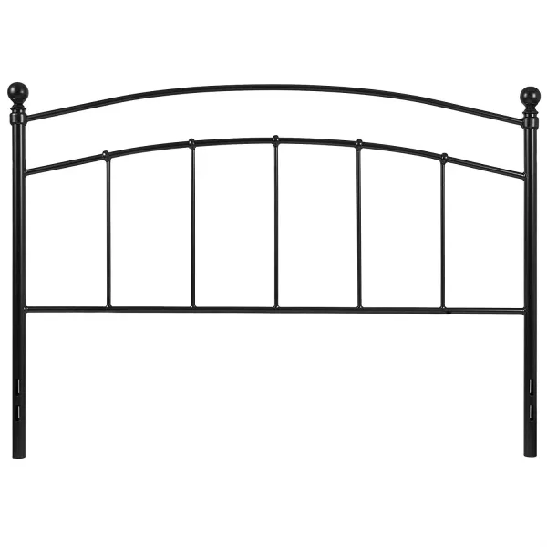 Classic Metal Finish Headboard with Contemporary Style Design