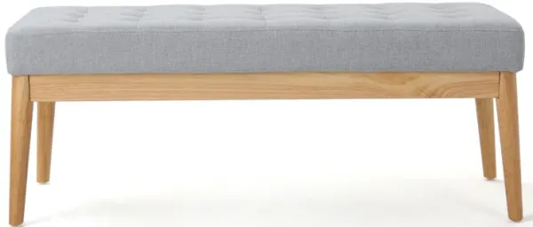 Streamdale Mid-Century Modern Tufted Bench with Versatile Charm