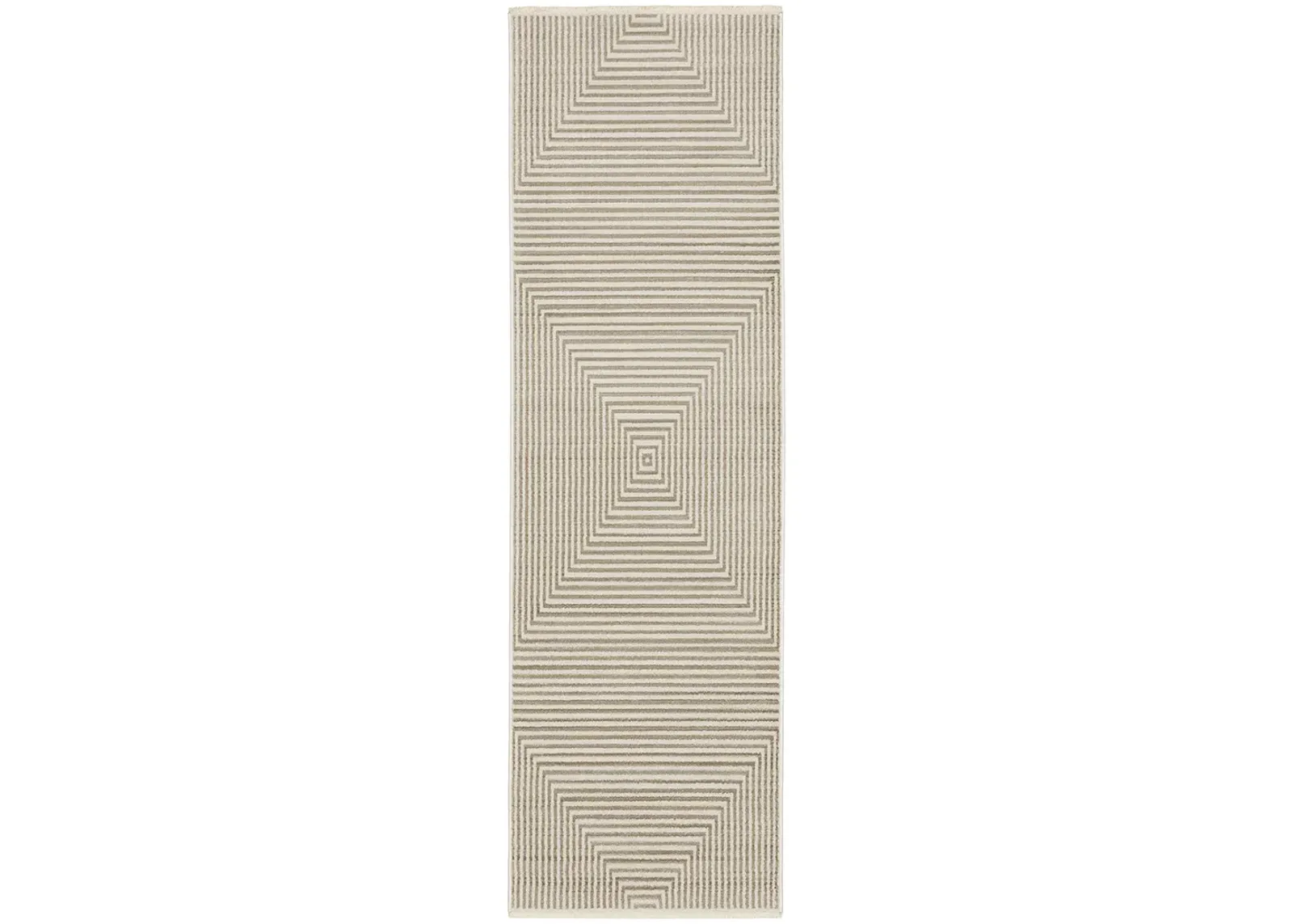 Bauer 2'3" x 7'6" Beige Rug