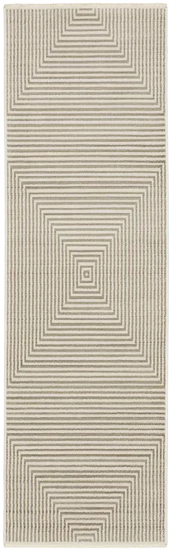 Bauer 2'3" x 7'6" Beige Rug