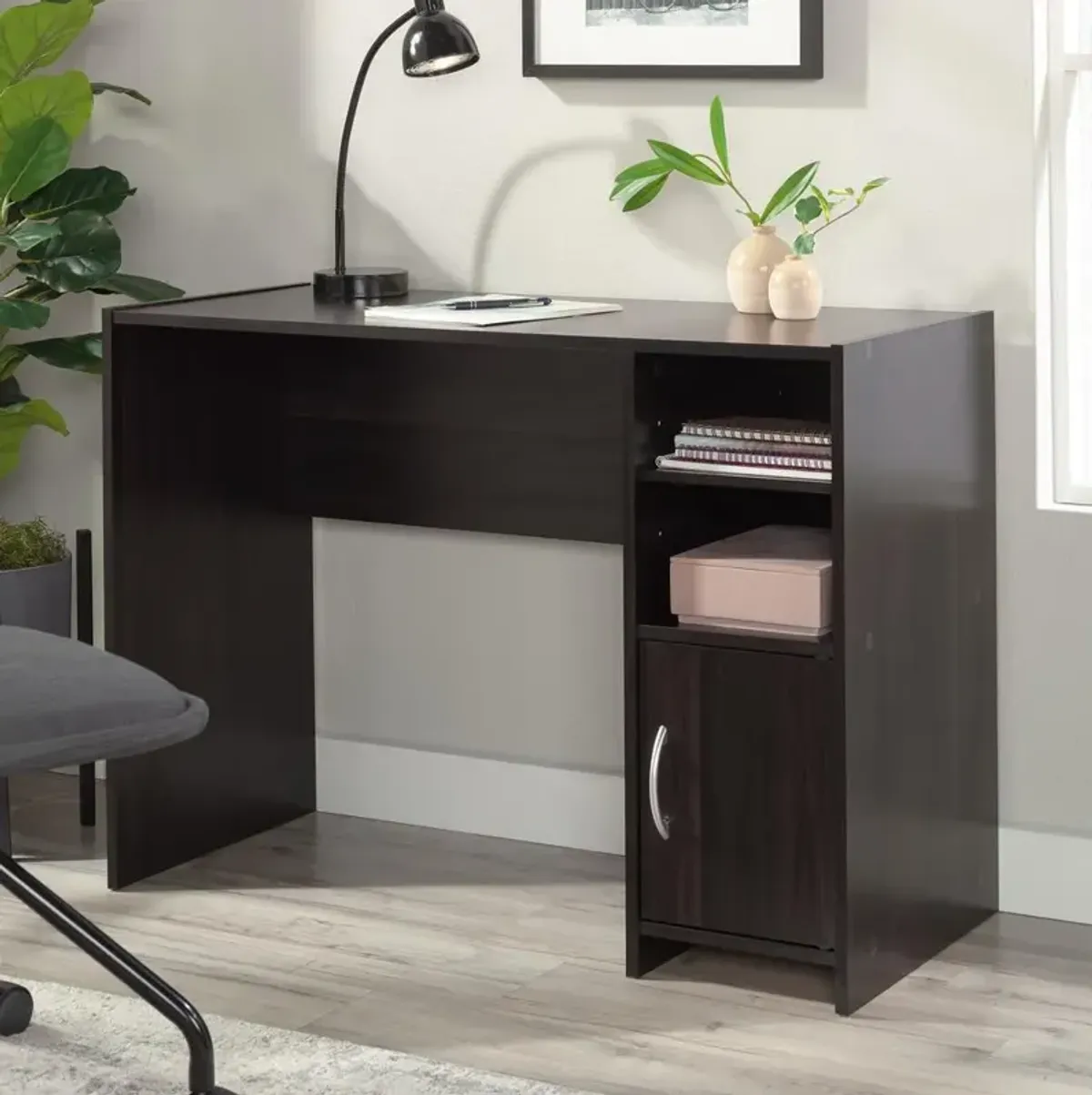 Sauder Beginnings Desk Cinnamon Cherry