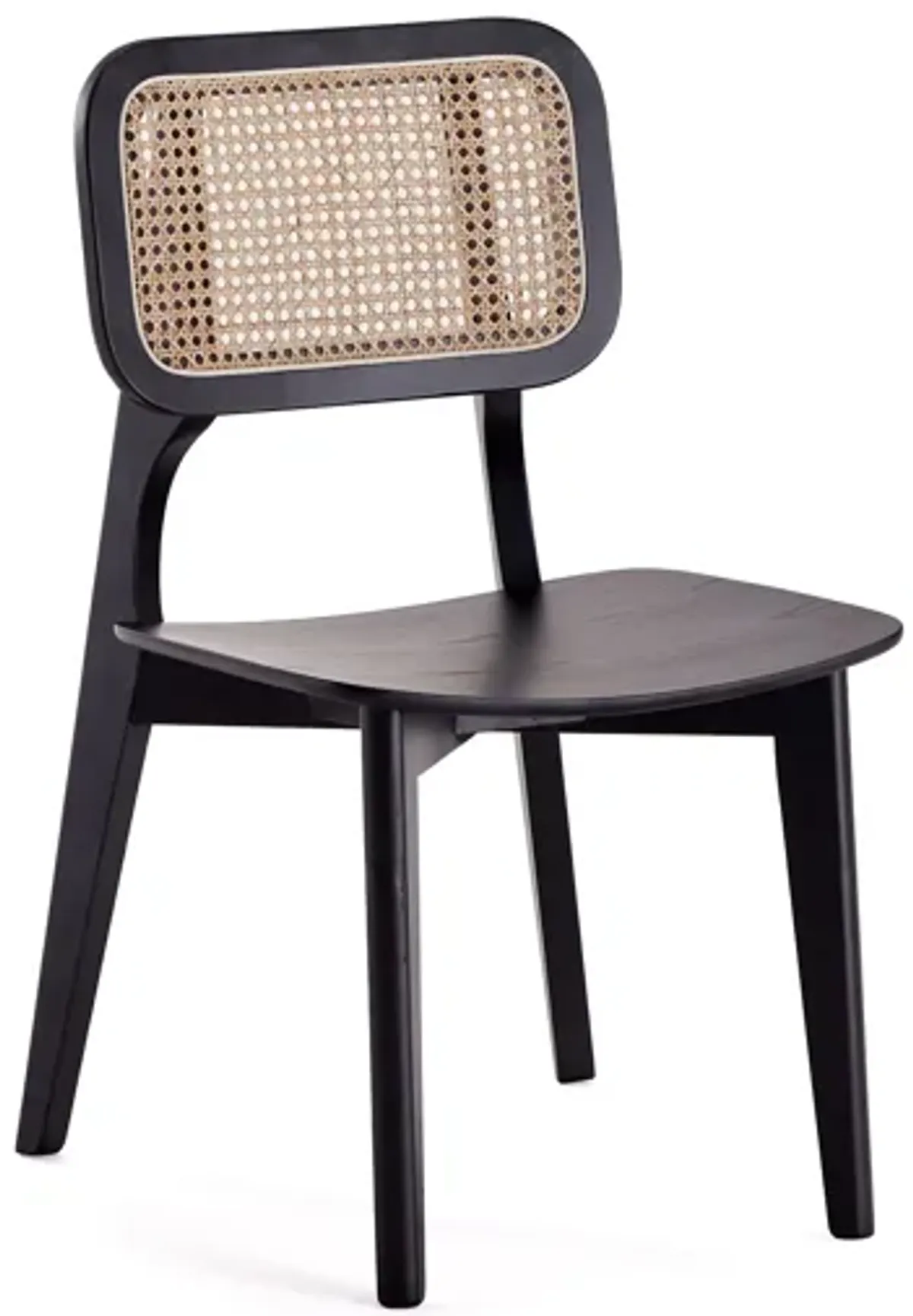 Versailles Black Sqaure Dining Chairs (Set of 4)