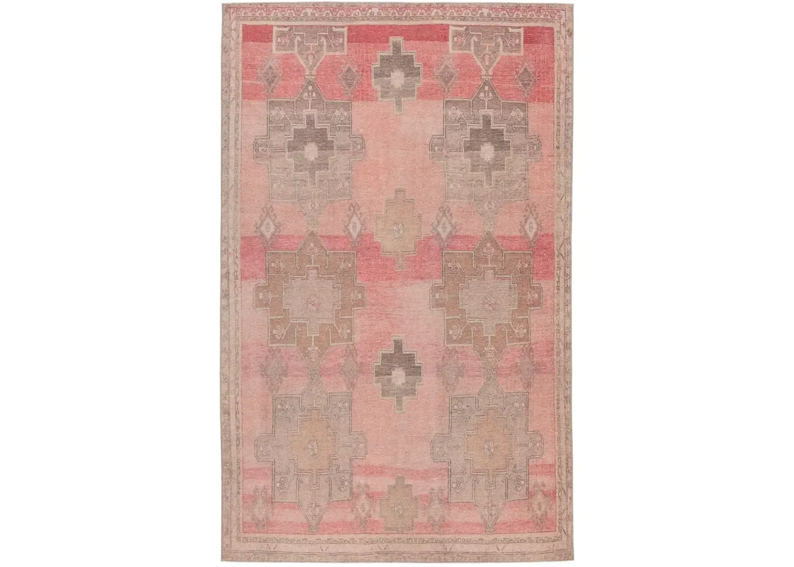 Kairos Faron Pink 2'6" x 10' Runner Rug