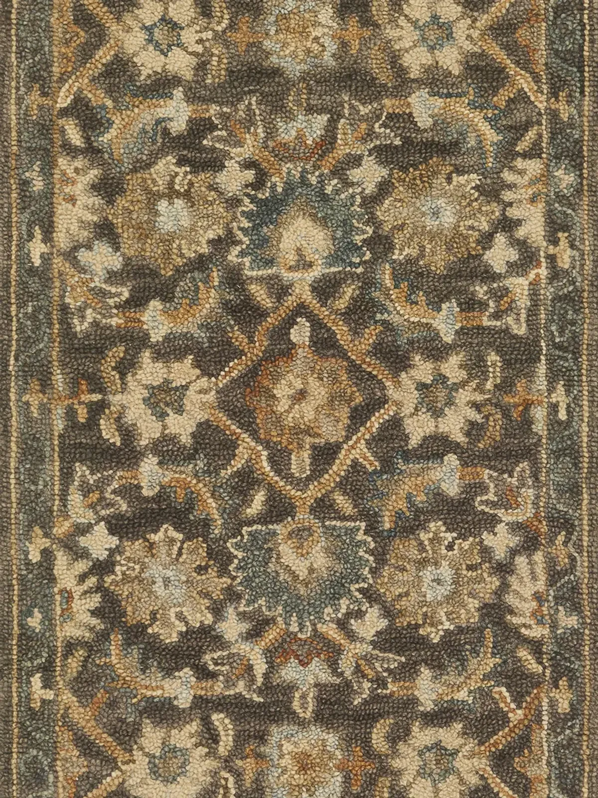 Victoria VK08 Dk Taupe/Multi 7'9" x 9'9" Rug