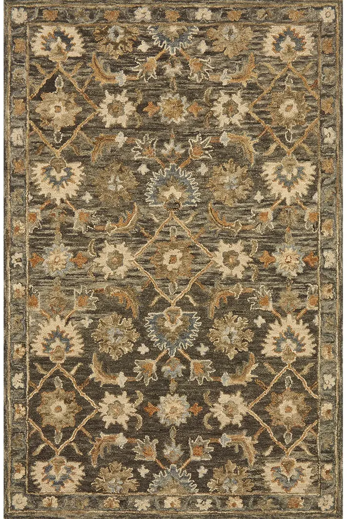 Victoria VK08 Dk Taupe/Multi 7'9" x 9'9" Rug