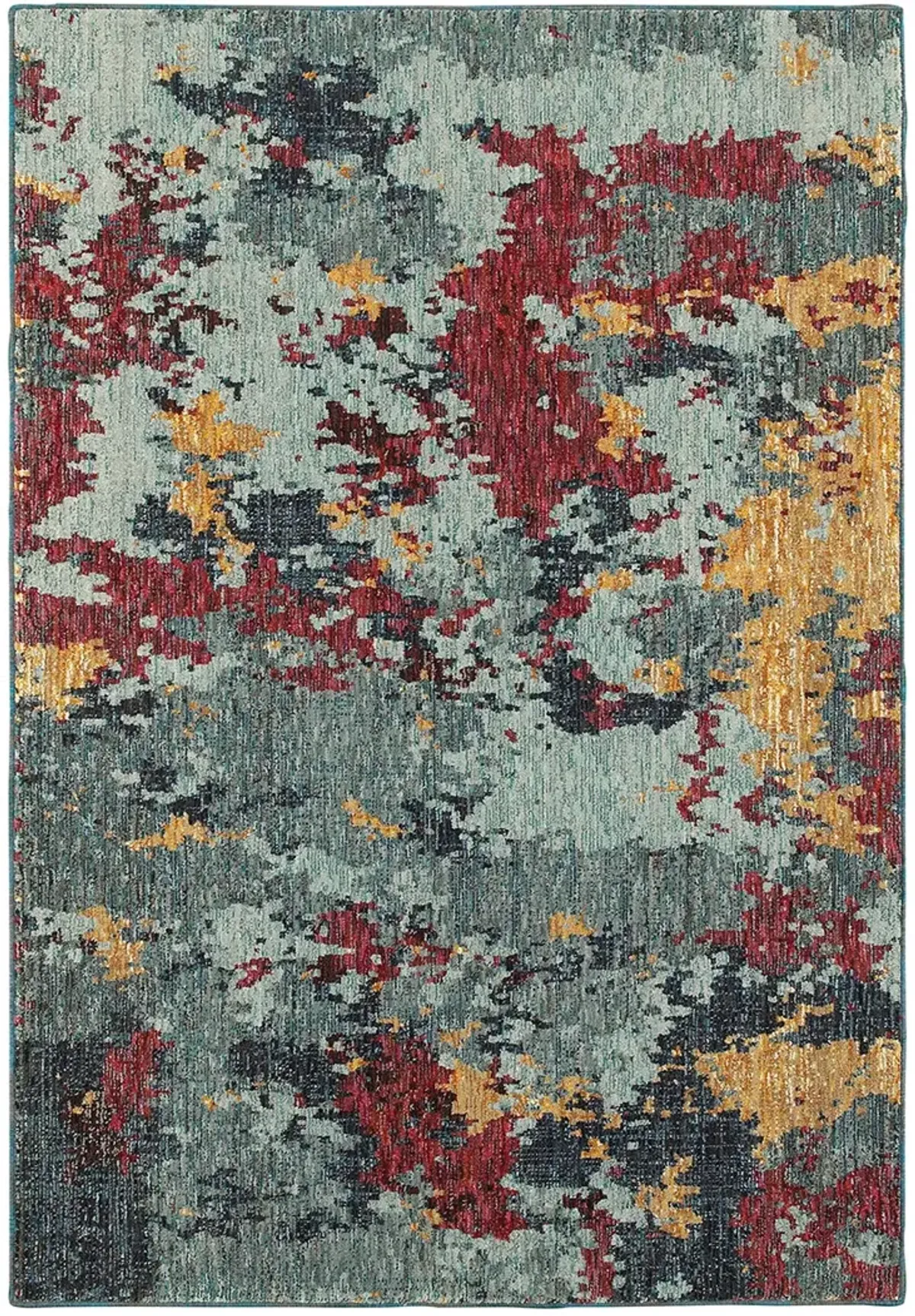 Evolution 1'10" x 3'2" Blue Rug