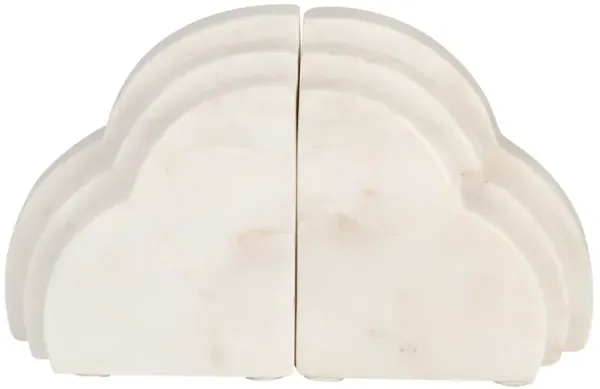 Marble Rainbow Bookends set