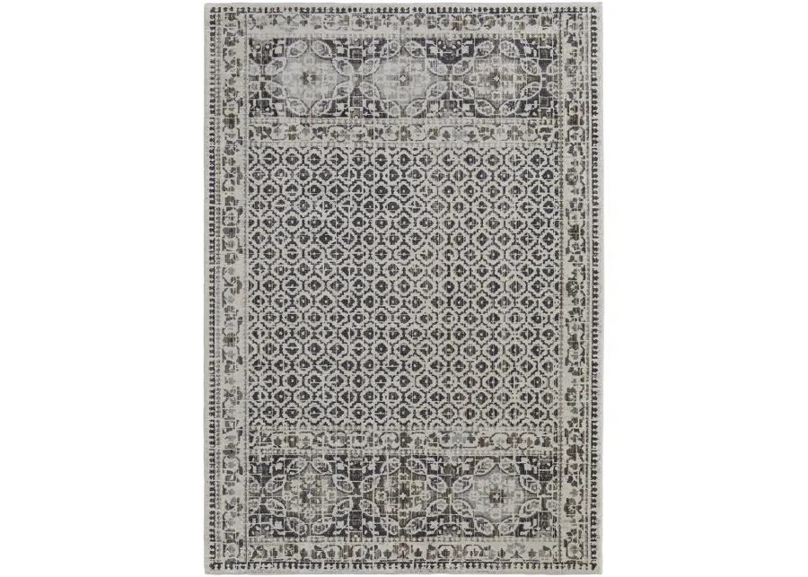 Kano 3874F Ivory/Taupe/Gray 4'3" x 6'3" Rug