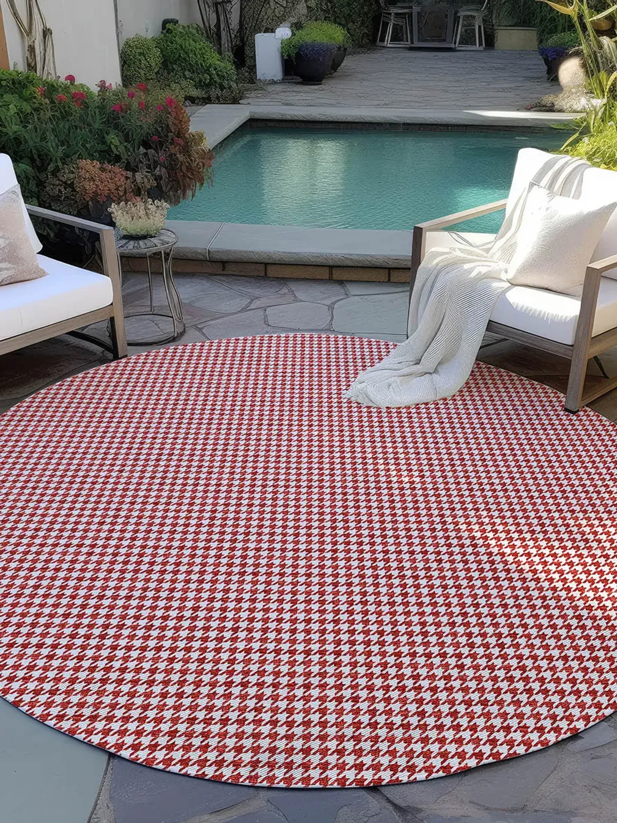 Hinton HN1 Red 8' Rug