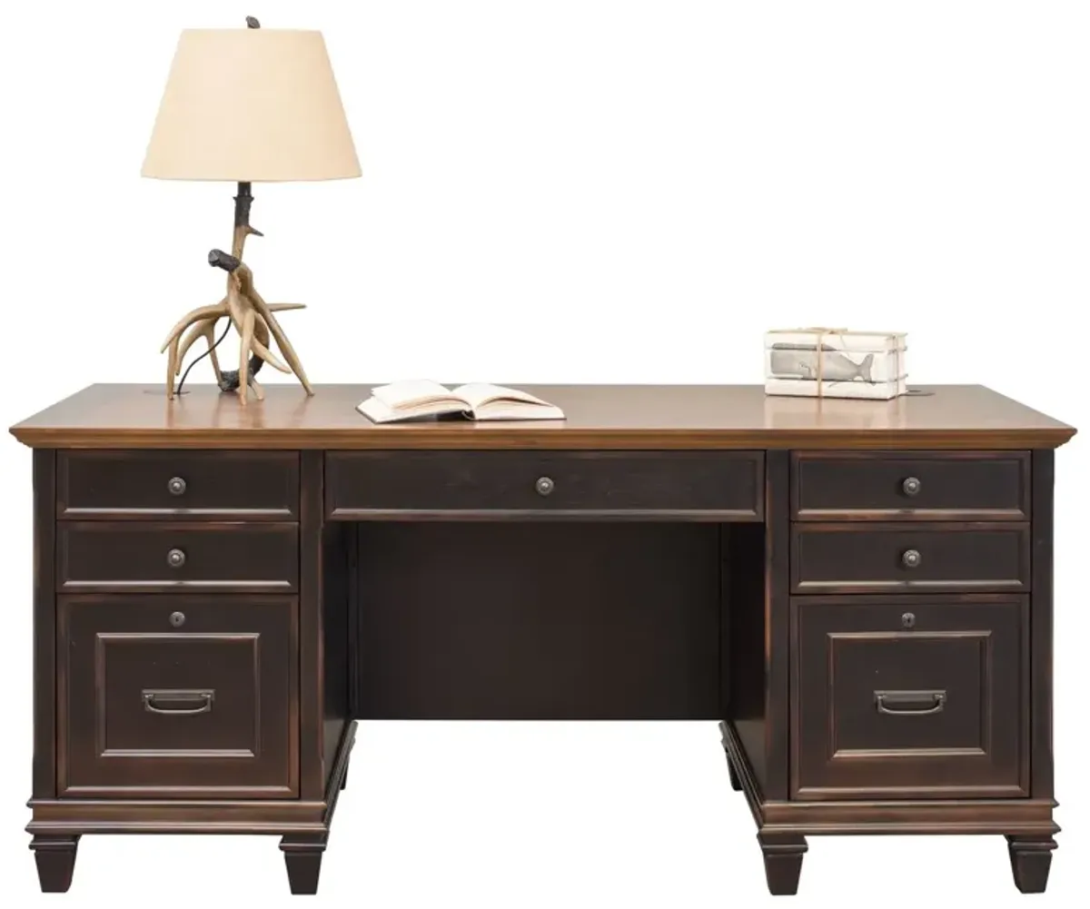 Double Pedestal Desk