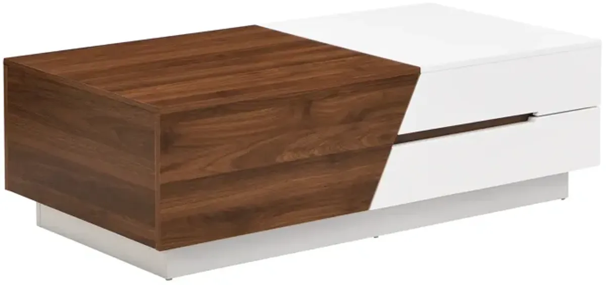 Merax Modern Extendable Sliding Top Coffee Table with Storage