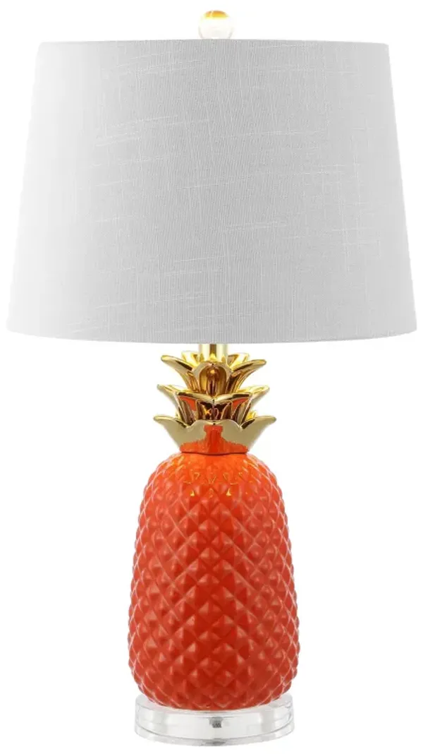 Pineapple Ceramic LED Table Lamp