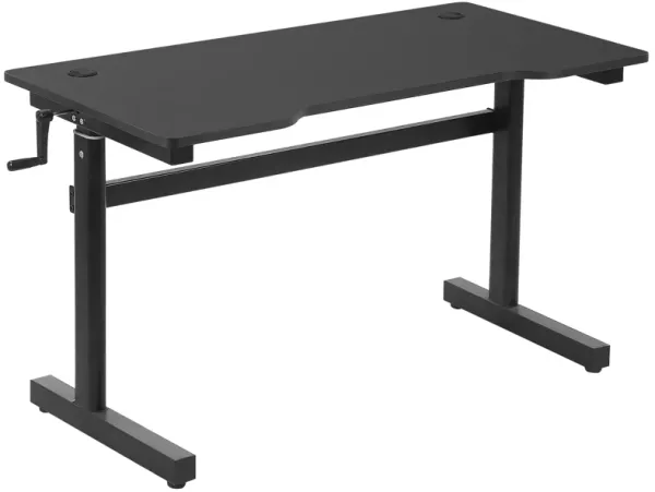Manual Standing Desk: E-Sports Style, Hand Crank, Spacious Desktop