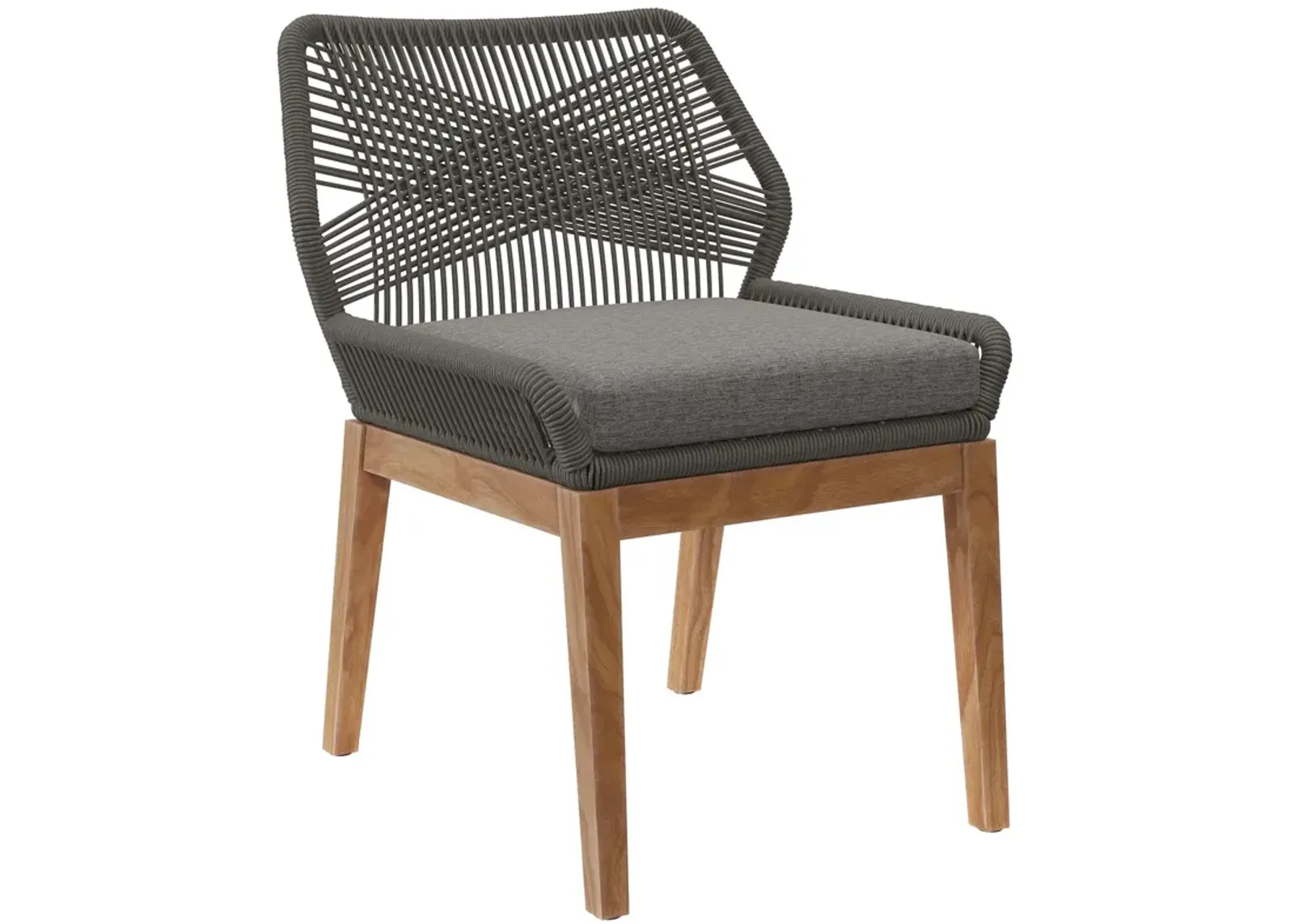 Wellspring Outdoor Patio Teak Wood Dining Chair