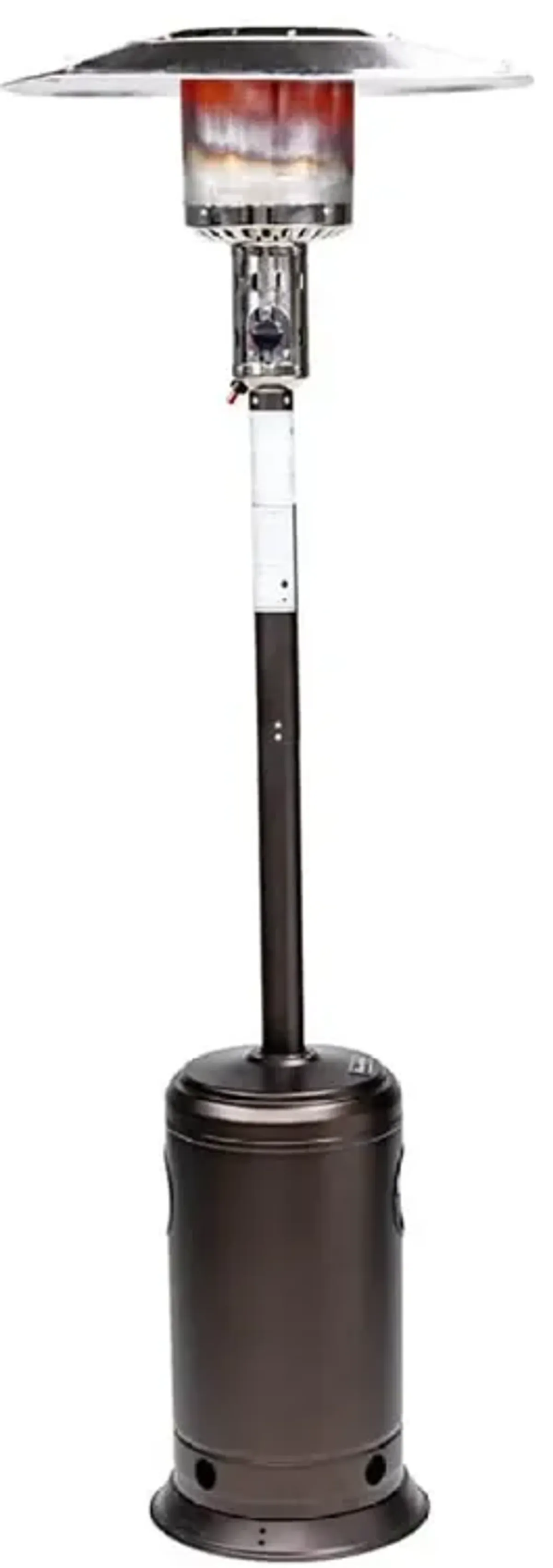 Outdoor Patio Propane Heater With Portable Wheels 47,000 BTU 88 Inch Standing Gas Outside Hea