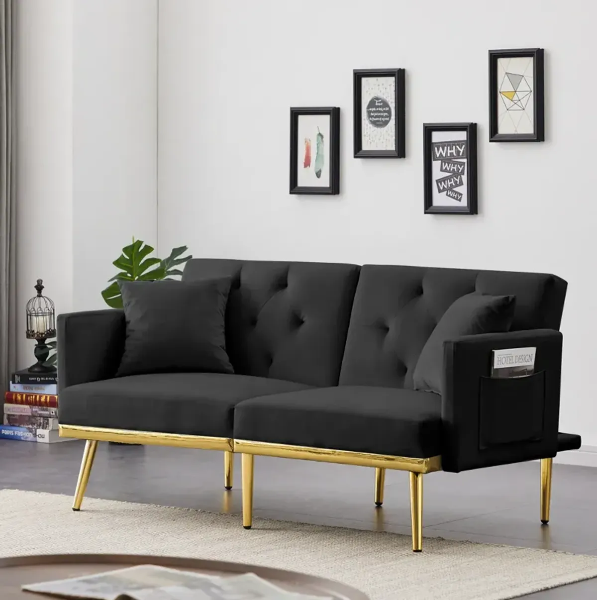 Velvet Sofa Bed II