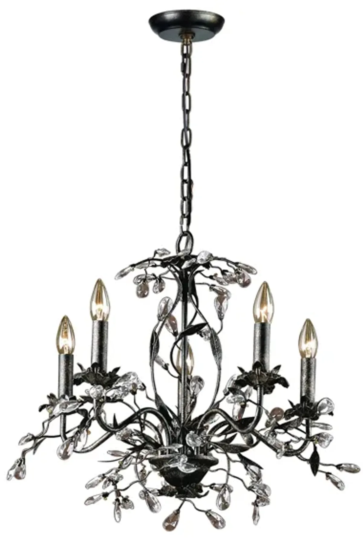 Circeo 21'' Wide 5-Light Silver Chandelier