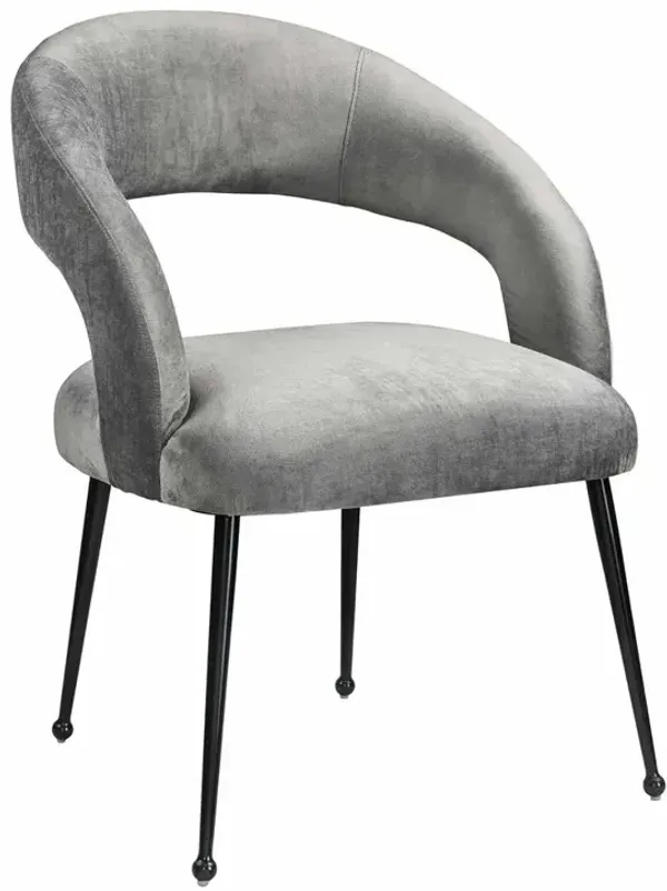 Belen Kox Slub Grey Dining Chair, Belen Kox