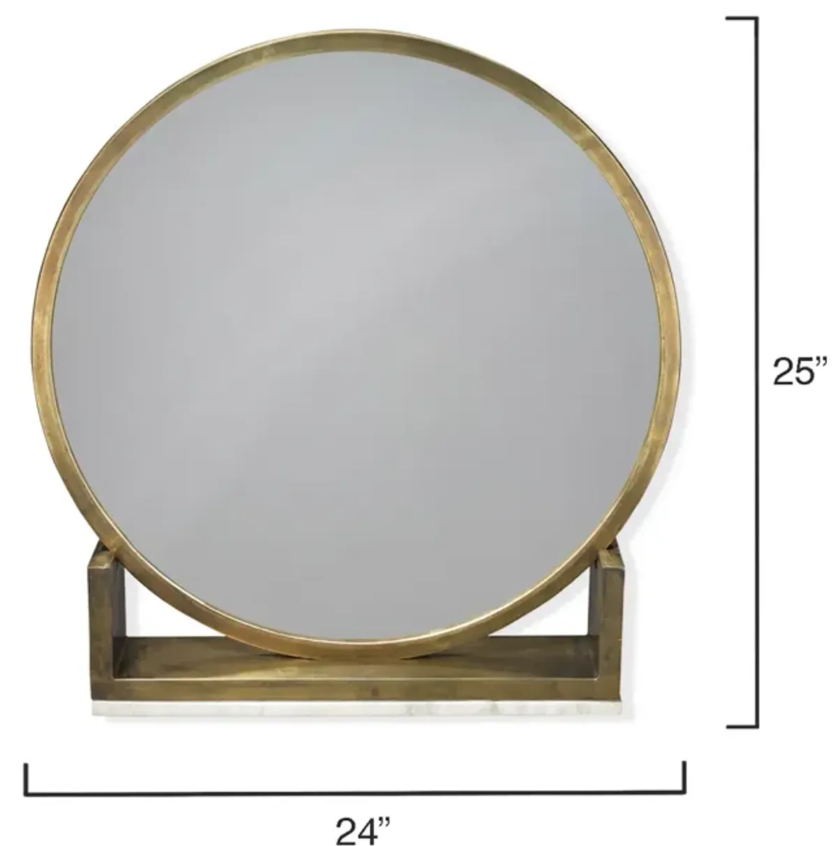 Odyssey Metal Standing Mirror