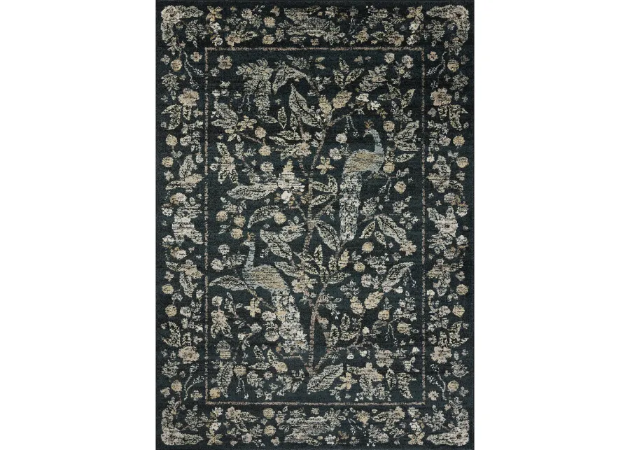 Laurel LAU-05 Navy 2''8" x 8' Rug by Rifle Paper Co.